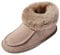 der-Fellmann Hollert Damen Lammfell Hausschuhe Mokassin EWA braun EUR 41Hüttenschuhe aus 100% Merino Schaffell Lederschuhe warm gefüttert bequem und leicht mit Gummisohle