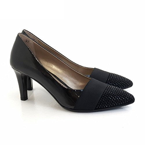 Melluso Decolletè Donna in Vernice Eleganti L5213 (36, Nero)