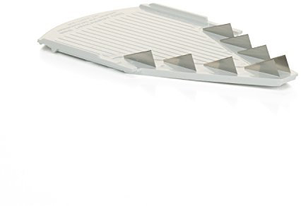 Börner Messereinschub für V1, V3 & V6 (10mm) • Messereinsatz ideal für grobe Streifen & als Pommes Schneider • Gemüsehobel Messereinschub (V-Hobel) • Küchenhobel Zubehör • Farbe: Weiß