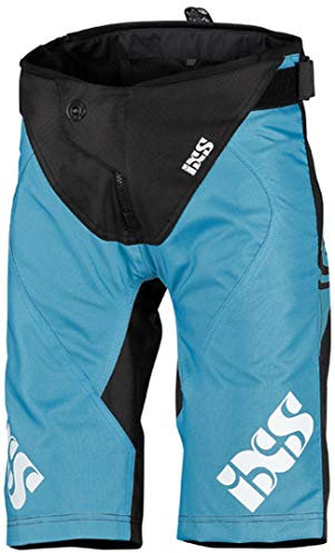IXS Unisex-Erwachsene Race Kids Shorts Brisk Blue-Black KL (152) Hose, blau, L