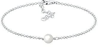 Elli Armband Damen Elegant mit Muschelkernperle in 925 Sterling Silber