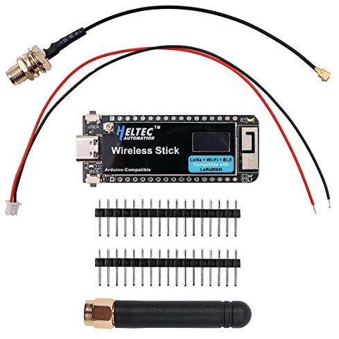 DollaTek Lora Wireless Stick V3 esp32 WiFi Lora Placa de Desarrollo con Pantalla OLED de 0,49 Pulgadas 868MHZ-915MHZ