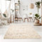 Taracarpet Handweb-Teppich Oslo Wolle im Skandinavischem Landhaus Design Wohnzimmer Esszimmer Schlafzimmer Flur Läufer beidseitig verwendbar 140x200 cm Sand Multi
