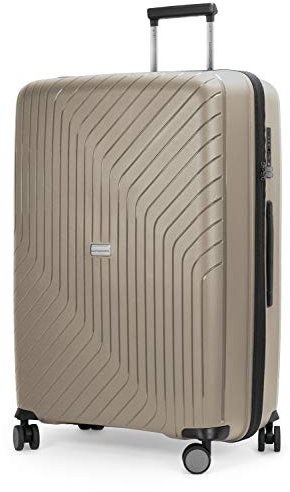 Hauptstadtkoffer Txl - Großer Hartschalen-Koffer, Tsa, 4 Doppel-Rollen, Trolley, Rollkoffer, Reisekoffer, Extra Leicht, , 76 Cm, 120 Liter, Champagner
