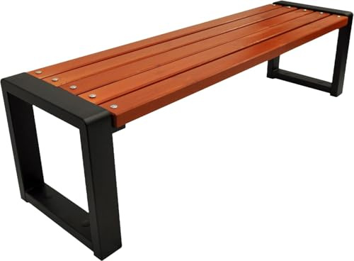 Primario Grande Gartenbank Holz ohne Rückenlehne, 175 cm - Mahagoni