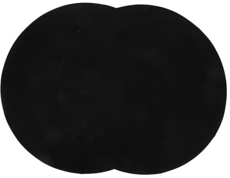 Cabilock 2pièces Tapis De Barbecue Rond Lot de Tapis De Cuisson Non-adhésifs pour Grillades Accessoire pour Viandes Légumes Et Poissons