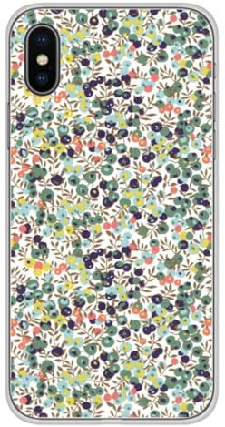 Liberty Wiltshire Silikon-Schutzhülle Handyhülle für Apple iPhone X/XS, Grün