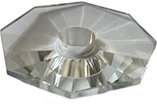 Bobeche Coupelle en cristal pour remplacement de lustres et appliques SW, Clair