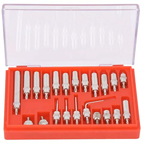 Kuuleyn Messuhrspitzen-Spitze, 22 STK. Spitze Spitze Messuhr-Anzeige Ersatz-Messspitzen-Set mit Etui