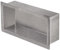 Skelang Niche de douche en acier inoxydable 304, étagère de douche encastrée, 30 x 15 cm, rangement de salle de bain pour shampooing, savon, articles de toilette (finition brossée)
