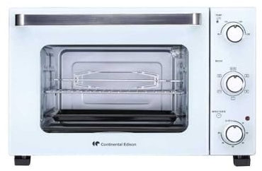 CONTINENTAL EDISON CEMF35W - Minifour électrique 35L blanc - 1500W - Rotissoire, Convection naturelle