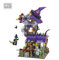 LOZ 1250 Building Blocks Freak House Series Witches House Creative Educational Toy Construction Toy