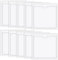 Vicloon Pochettes Adhésive Transparente, 10Pcs Pochette Autocollante, Poches pour Cartes de Visite Autocollantes Ouvertes Sur Le Côté pour Permis de Stationnement Carte de Visite Permis de Conduire