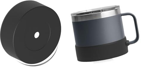 Sleeve Protector for Yeti Rambler 14oz Mug Camping Cup Silicone Boot Bottom Protective Case Holder for Yeti Mug 14oz Rubber Bumper Accessories 1PCS