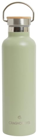 Craghoppers Insulated Water Bottle with Grab Handle, Dual Walled, Thermal Technology - 750ml Capacity