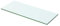 ARKEM Regalboden Glas Transparent 50 cm x 15 cm Glasplatte Tisch Schminktisch Glasplatte