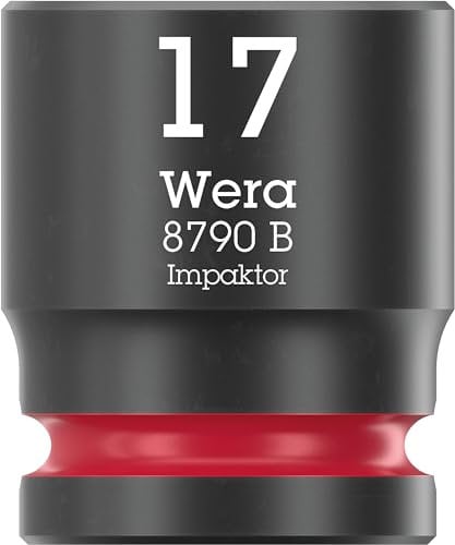 Wera 05005508001 8790 B Douilles Impaktor à emmanchement 3/8, 17 x 30 mm