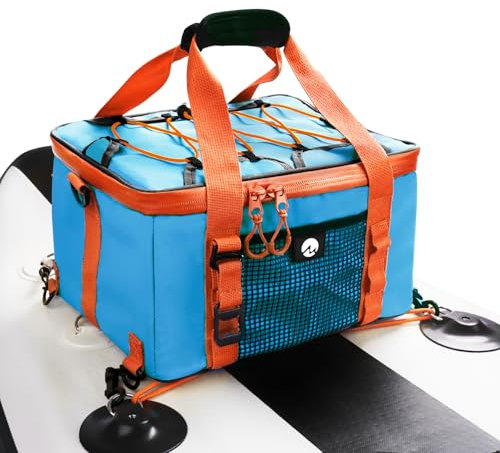 MoiShow Paddle Board Kühler, Paddleboard Kühler Deck Tasche mit abnehmbarem Flaschenöffner, Paddle Board Zubehör, Sup Kühltasche für Strand, Camping, Kajak, Reisen