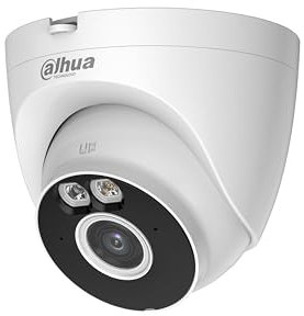 DAHUA Videoüberwachung Überwachungstechnik Sicherheitskamera für den Außen/Innenbereich IP Wi-Fi 4MP mit bidirektionalem Audio und aktiver Abschreckung T4A-PV