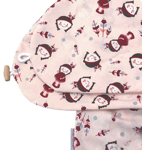 HOBEA-Germany Stillkissenbezug für Stillkissen 190cm Designs (Girl pink)