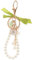 DEARMAMY Porte-clés Lys beads portefeuilles décoratif porte-clés fleur porte-clés pendentif porte-clés pour à main porte-clés de perles porte-clés arc bijou de ruban