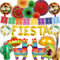 Mexikanische Party Deko Luftballons Set - Fiesta Partydeko mit Bunten Folienballon Mehrfarbig Papierfächer Girlande, Mexiko Dekoration für Geburtstag Mottoparty Cinco De Mayo