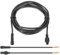 PATIKIL 9.84Ft 3 Pin Extension Cable Wire, 22AWG Waterproof IP67 Extension Cord with 7.87 Male Female Connector kit for Boat Car Truck Indoor/Outdoor Solar LED Strip Light, Black