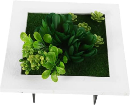 Abaodam Faux Plant Picture Frame Wall Hanging Small Fake Succulent Plants Diy Wall Frames Flower Pot Shelf