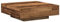 vidaXL Rustikaler quadratischer Couchtisch Massivholz Altholz Abgeplatzter Finish Vielseitige Innenverwendung Ideal für Wohnzimmer 100 x 31 cm Möbel Robust Vintage Stil