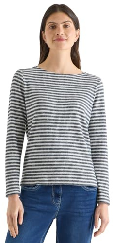 Cecil Damen 3228967 Gestreiftes Shirt (1er Pack)