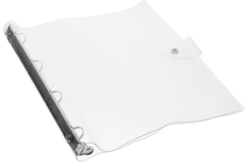Healeved Binder Notebook A4 Aus Kunststoff Transparente Ordner Losenblatt Notizbuchschale Mit 4 Ringen Schützt Handbücher Und Notizbücher Für Schule Büro Und Studium Einfach Zu Öffnen