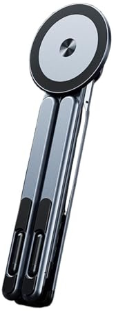 Generico Magnetic Aluminum Alloy Laptop Tablet Holder Tripod | Magnetic Phone Holder | Tablet Stand for Desk | for Travel Office Outdoor Desk Home Desktop