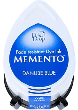 Tsukineko Memento Dew Drop Tinte Pads Tsukineko Dew Drop Pad, Donau blau