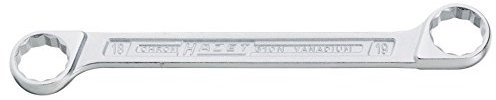 Hazet 610N-10X11 Chiave a Doppio Anello, Argento, Apertura Chiave 10 X 11, Lunghezza 125.3 mm