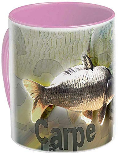 keramik tassen (AR) Rose Fisch Karpfen