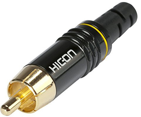 HICON HI-CM06 Cinch Stecker by SOMMER CABLE (Gelb)