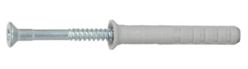 FISC Nageldübel Nylon mit Schraube, 8 x 120 mm, 50 Stück