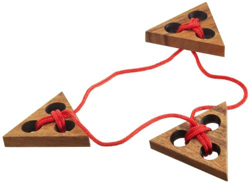 Philos 6105 - Triangelpuzzle, Seilpuzzle, Knobelspiel