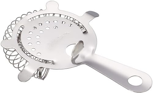 The bars Bars Passoire Cocktail 4 languettes, Acier Inoxydable, Gris, 11 x 15 x 2 cm