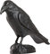 WILDLIFEGARDEN Wildlife Garden WG715 Gusseisen Rabe - Skulptur mit Vogelmotiv für Garten und Innenbereich
