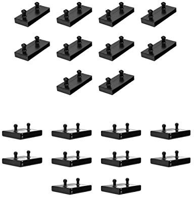 The Bed Slats Company 63 mm federleistenhalter Kits Bündel für Metall Betten 30 Seiten und 20 Zentren