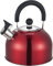 2.5L Stainless Steel Lightweight Whistling Kettle New (Red)