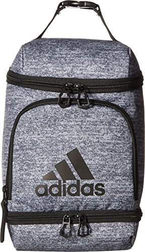 adidas 977438 Excel - Bolsa de almuerzo aislada, poliéster, color gris y negro