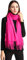 EASE LEAP Mujer Bufanda con Tacto Cachemira Fiesta Chal para Boda Suave Pashmina Foulard 200 * 70cm （Rose roje