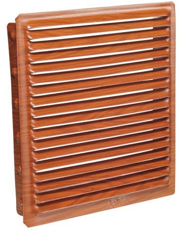 WOLFPACK LINEA PROFESIONAL - Rejilla Ventilación Empotrar 17x17 cm. Aluminio Marron