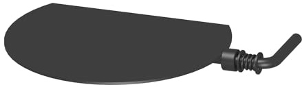 Jeremias Drosselklappe für Rauchrohre | Schwarz | Ø 120 mm