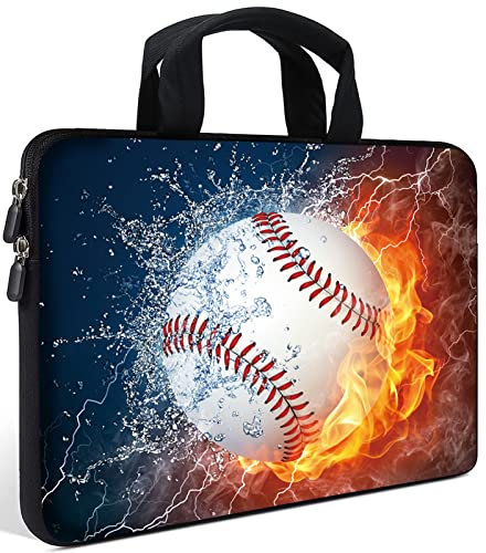 AMARY 11.6 12.1 inch Laptop Sleeve Neoprene Notebook Laptop case Chromebook Sleeve Ultrabook Case Tablet Cover Fit Apple MacBook Air HP DELL Lenovo Asus Samsung (Baseball)