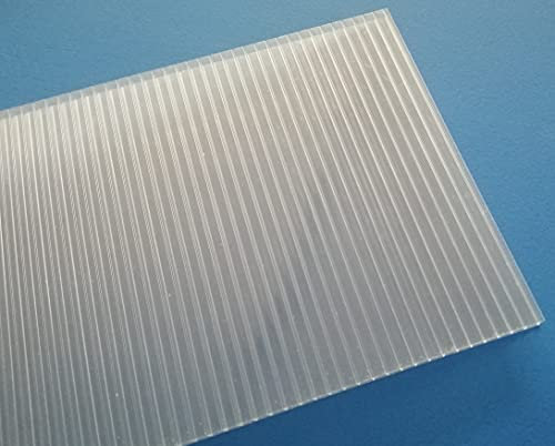 Stegplatten Ersatzplatten für Gewächshaus 6 mm klar farblos UV-geschützt (L x B = 1280 x 610 mm)