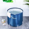 Schwänlein® Baignoire pliable pour adulte - 70 x 65 cm - Portable et pliable - Ronde - Portable - Baignoire mobile pour sauna et bain de glace