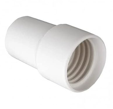 Mugar-VARIOS PRODUCTOS PISCINAS. Mangueras de 32 y 38mm, Limpiafondos palometa y clip, recoge hojas Mangos, terminales para Mantenimiento Piscinas (Terminal de manguera 38mm)